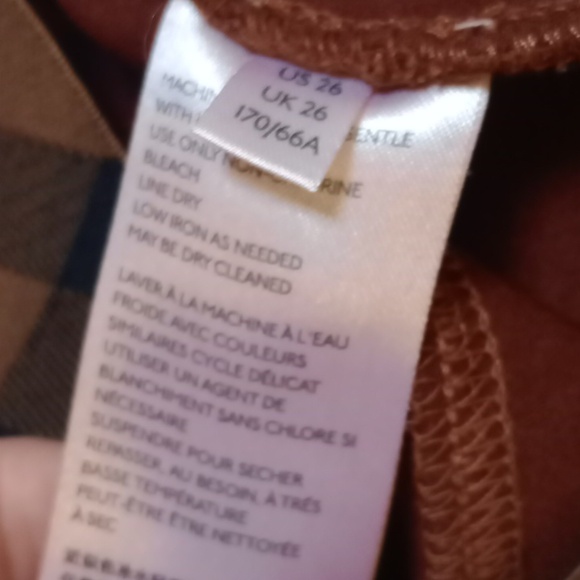 Anthropologie Brown Faux Suede Ankle Zip Leggings | Size 26 - Picture 10 of 11